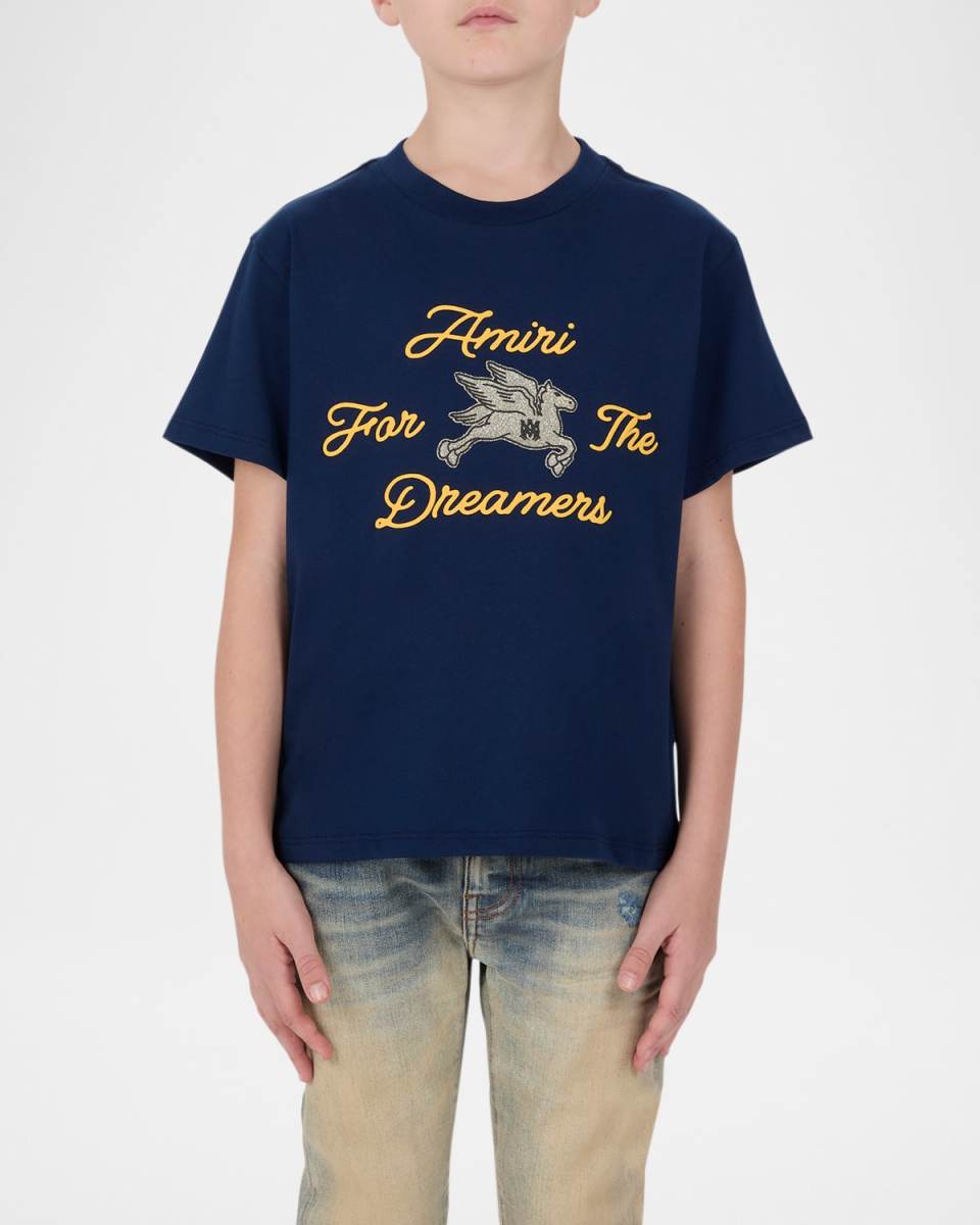 Kid's Dreamers Logo Short-Sleeve T-Shirt, Size 4-12